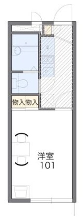 レオパレスメイプルの物件間取画像